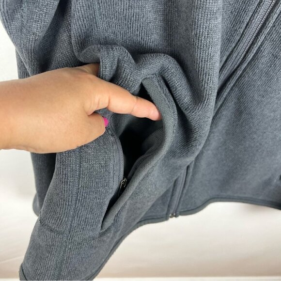 Eddie Bauer, Men’s Full Zip Sweater In Gray. Size: XL - Picture 5 of 11